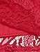 ANGVNS Women Long Sleeve Floral Lace See Through Backless Fit and Flare Cocktail Dress With Lining