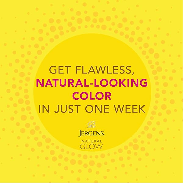 JERGENS NATURAL GLOW SELF TANNER BODY LOTION, SUNLESS TANNING, MEDIUM TO DEEP SKIN TONE, DAILY MOISTURIZER WITH COCONUT OIL, VITAMIN E AND ANTIOXIDANTS 10 OZ