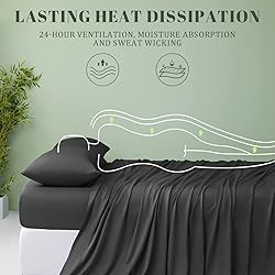 LIANLAM Sheets - Queen Size Sheets Set 4 Piece