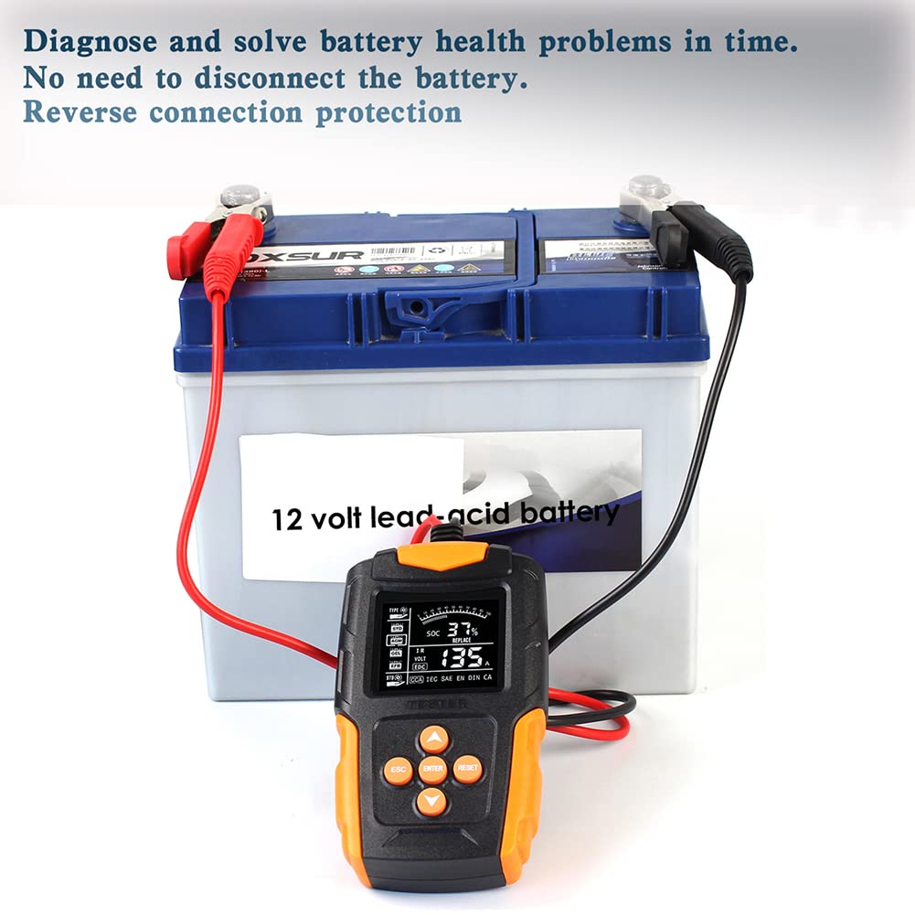 Foxwer 12v and 24v Battery Tester for