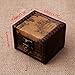 Amrka Vintage Wooden Map Storage Box Case Jewellery Cufflinks Chest Small Gift