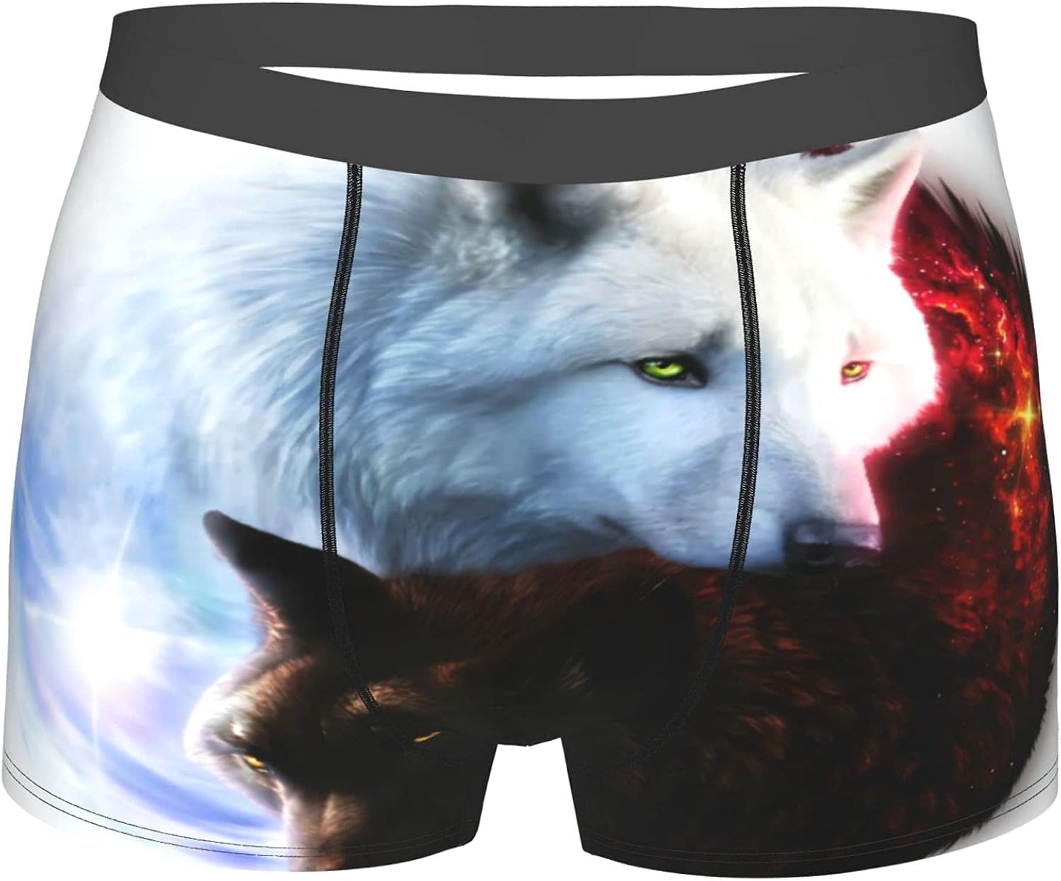 Men's Underwear, Wolf Fashion 3D,Boxer Briefs Breathable Comfort Underpants Size L Amazon.co.uk