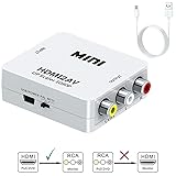 HDMI to AV, VILCOME 1080P HDMI to AV CVBS Composite