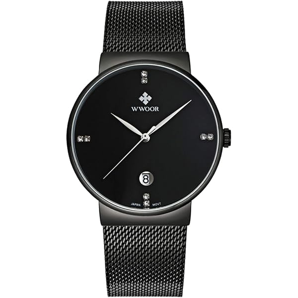 Montre à Quartz Pour Femme - Bracelet Acier Doré/beige - Ajustable