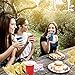 4 Pack - Stylish Stainless Steel Taco Holder Stand, Taco Truck Tray Style, Rack Holds Up to 3 Tacos Each, Oven Safe for Baking, Dishwasher and Grill Safe, 4