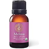 Aromatics International Premium Organic Melissa Essential Oil 18ml | 100% Pure Essential Oil for Diffusion & Aromatherapy