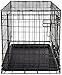 AmazonBasics Double-Door Folding Metal Dog Crate - Small (24x19x18 Inches)