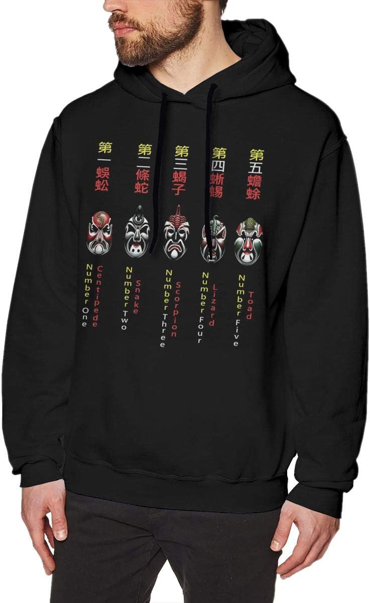 JIALIA 2B Continued Crewneck Long Sleeve Sweatshirt Pullover Hoodies for Men Black