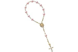 Precious Pieces Sterling Silver or 14K Gold Plated Baptism Babies First Rosary