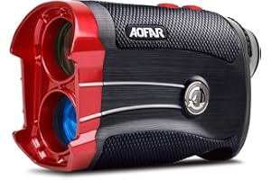 AOFAR GX-2S Rangefinder for Golf & Hunting with Slope and Angle Switch, Flag-Lock with Vibration, Horizontal Distance, 600/1000 Yards Distance Measuring Range, 6X Waterproof, Free Battery