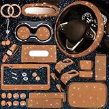 JINGSEN 25PCS Bling Car Parts Set,Bling Car Parts