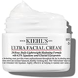 Kiehl's Ultra Facial Cream, with 4.5% Squalane to Strengthen Skin's Moisture Barrier, Skin Feels Softer and Smoother, Long-La