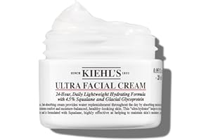 Kiehl's Ultra Facial Cream, with 4.5% Squalane to Strengthen Skin's Moisture Barrier, Skin Feels Softer and Smoother, Long-Lasting Hydration, Easy and Fast-Absorbing, Suitable for All Skin Types