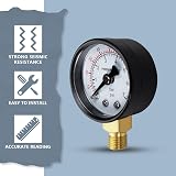 Innfeeltech 40mm Well Pump Pressure Gauge BSP 1/8 for 0-7 Bar 0-100 Psi view 6
