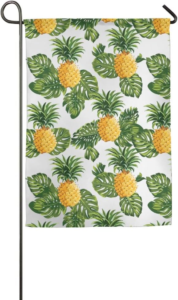 Pinapples And Tropical Leaves Durable Polyester Party Flag 1827inch