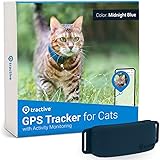 Tractive GPS Pet Tracker for Cats - Waterproof, GPS Location & Smart Activity Tracker, Unlimited Range, Works with Any Collar