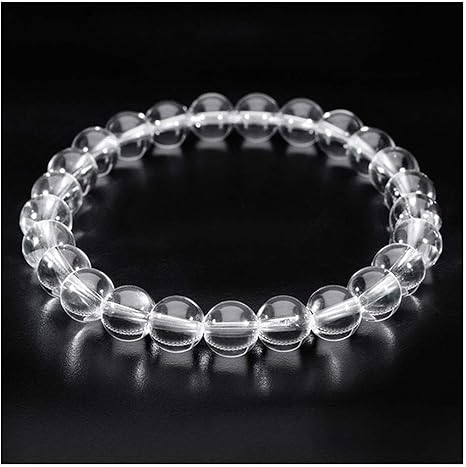 Amazon 水晶 ブレスレット 8mm 天然水晶 クリスタルクォーツ 誕生石 天然石 パワーストーン 数珠 腕輪 メンズ レディース 男性 女性 開運 浄化 クオーツ 水晶ブレスレット 天然石ブレスレット 人気 数珠 オンライン通販