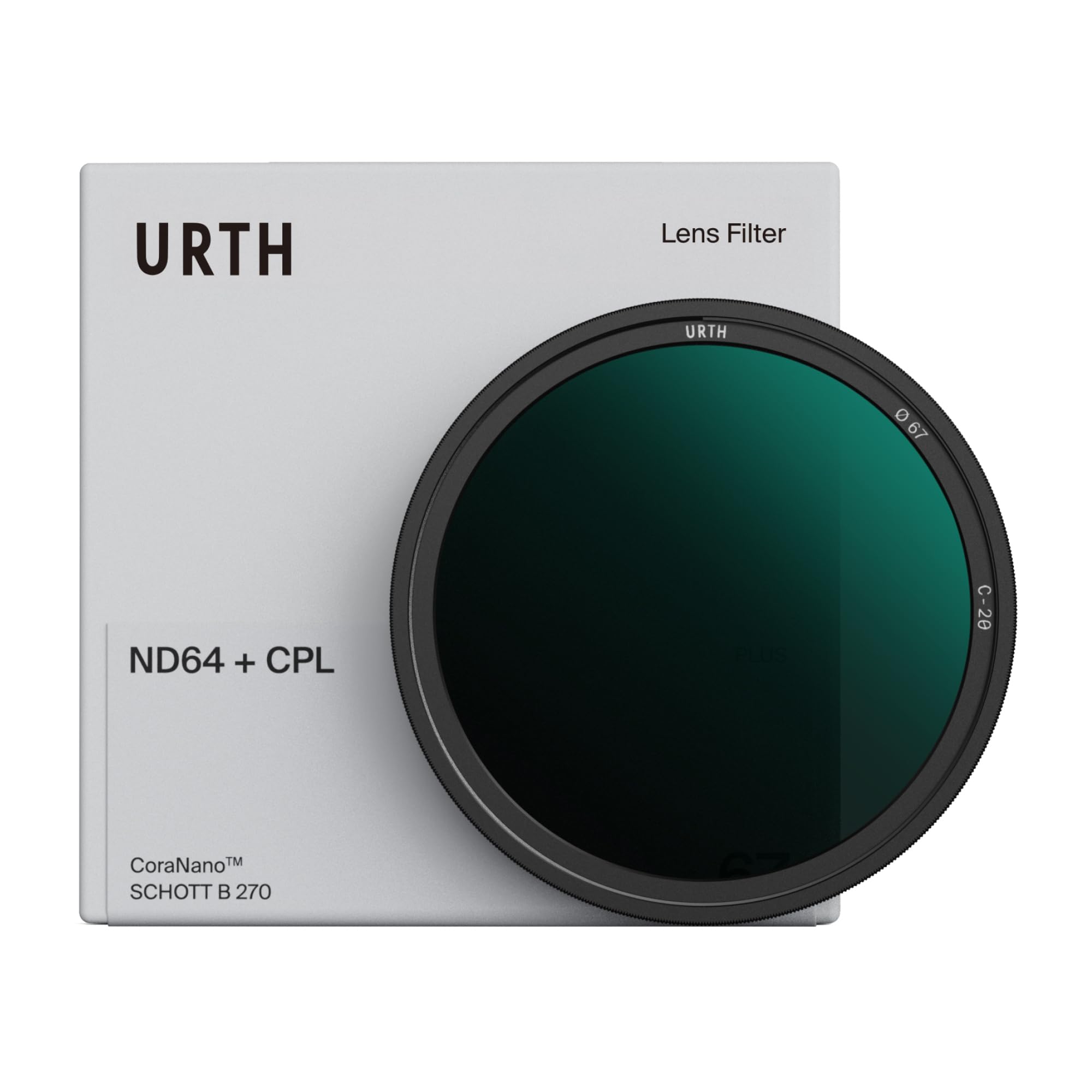 Urth 95mm CPL + ND64 Lens Filter (Plus+) - 20-Layer Nano-Coated Camera Lens Filter for Enhanced Polarization and Neutral Density Control
