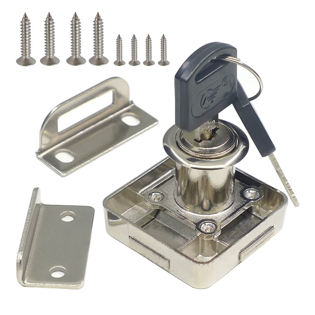 Double Door Cabinet Lock with Double Deadbolt