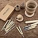 Meuxan 31PCS Ceramic Pottery Tools Polymer Clay Sculpting Kit