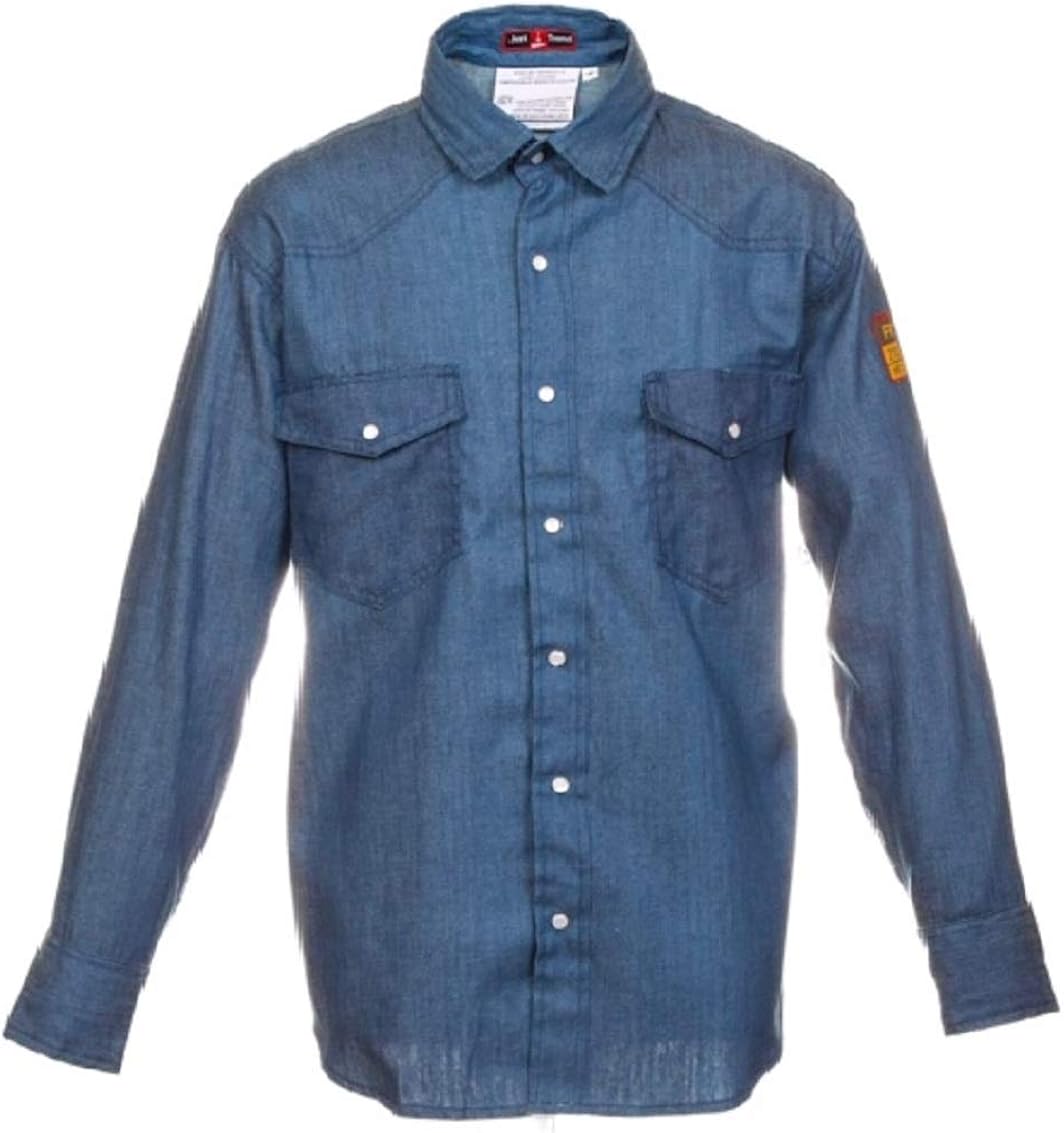 denim fr shirt