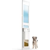 Power Pet Smart Automatic Electronic Pet Door by High Tech Pet (Patio Regular - 75" - 80 1/4", Medium, Non-WiFi)