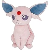 Sanei PP121 Pokemon All Star Collection Espeon Plush, Brown