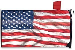 Briarwood Lane American Flag Waving Magnetic Mailbox Cover