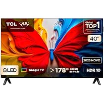 TCL, Smart TV, 40 Polegadas, HD QLED, WiFi, Bluetooth, Google TV