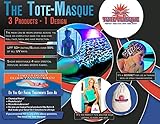 UV Tanning Face Protection Mask & Hair Protection Bonnet & Tote bag