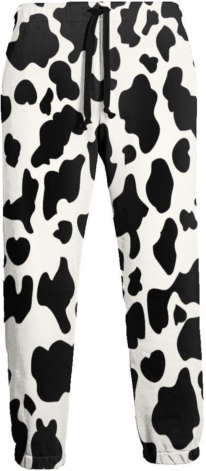 pantalon motif vache