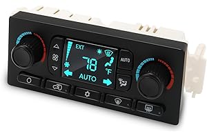 WILLGOON New Upgraded 599-211XD Climate Control Module Compatible with Chevy Silverado Suburban Tahoe Trailblazer Avalanche GMC Sierra Yukon Envoy Cadillac Escalade Rainier Hummer Bravada OE#10367041