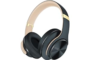 DOQAUS Bluetooth Headphones, [90 Hrs Playtime] Headphones Bluetooth Wireless with 3 EQ Modes, Hi-Fi Stereo Wireless Headset w