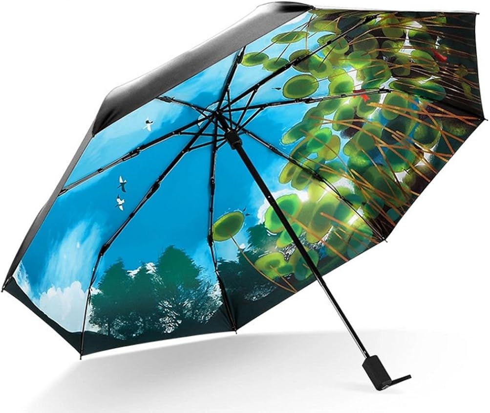 3D Sky in the Lake Black Vinyl Surface Dualpurpose