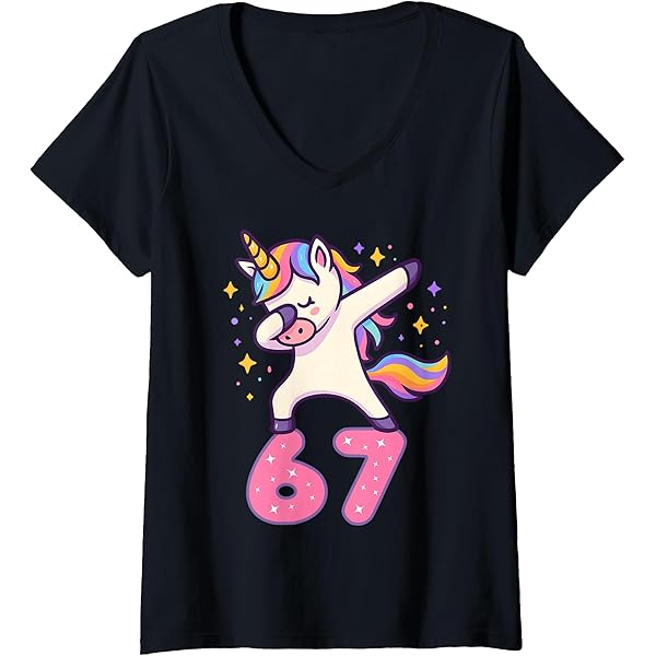 Amazon.com: 67 Unicorn for Girls Six Seven Meme Brainrot Funny