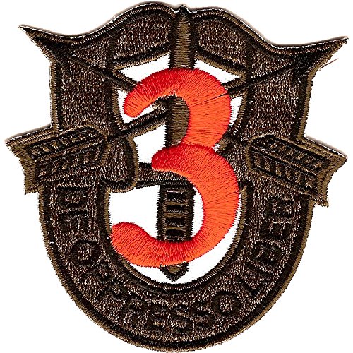 3rd Special Forces Group Crest OD Green Patch