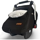 Car Seat Cover for Babies Winter - Baby Car Seat Covers Universal Cold Weather Shield,Warm and Cozy Carseat Covers Canopy Water Resistant for Baby Protection Car Seat Covers for Infant Car Seat