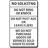 Funny Metal Signs No Soliciting Do Not Ring Nock Do Not Post Ads Leave Fliers Garage Home Yard Fence Aluminum Plaque Wall Art