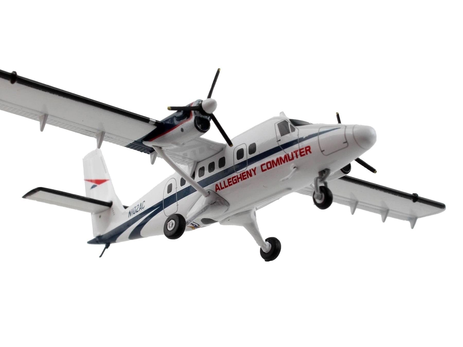GeminiJets G2USA1033 Allegheny Commuter DHC-6-300 Twin Otter N102AC; Scale 1:200
