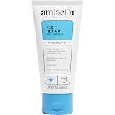 Amlactin Foot Repair Cream, 15% Lactic Acid for Cracked Heels, 3 oz | 15% lactic acid foot cream exfoliates, softens calluses and moisturizes dry, cracked heels and rough feet without scrubbing.