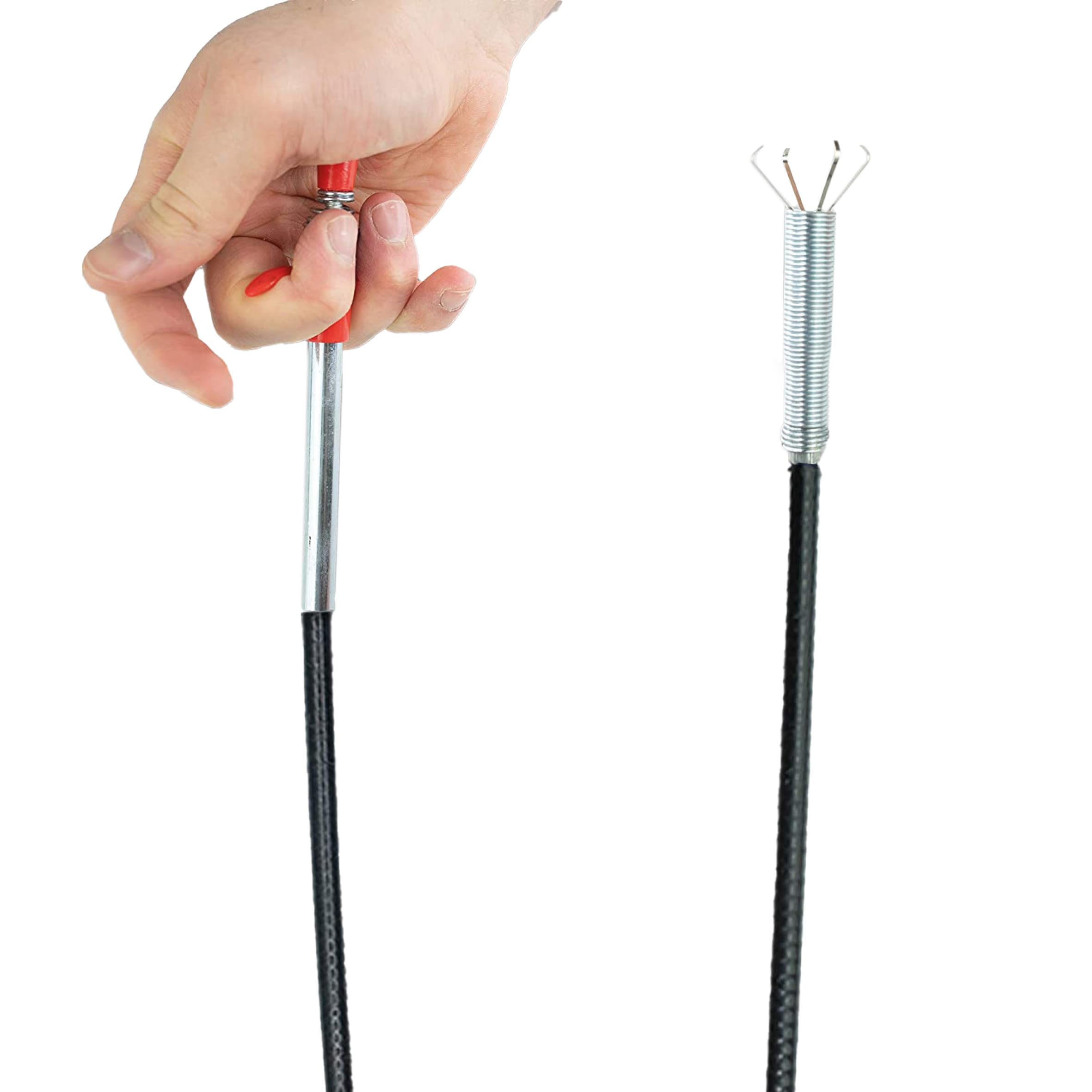 JOAM Claw Gripper (90 cm) - Extra Secure and Comfortable Grip Thanks to the Ergonomic Handle - Drain Spiral - Universal Use - Telescopic Gripper for Household and Work - Gripper Arm