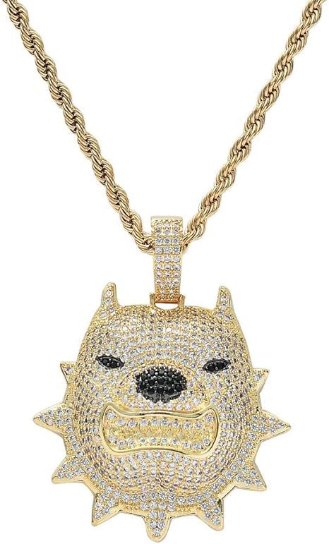 pitbull charm necklace