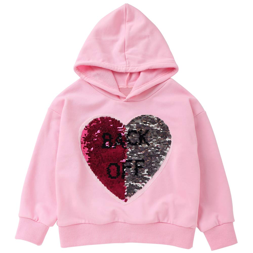 girls sequin hoodie