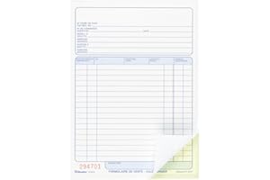 Blueline Sales Orders 50 Numbered Carbonless Duplicates Bilingual 5-3/8-Inchx8-Inch (DCB26)