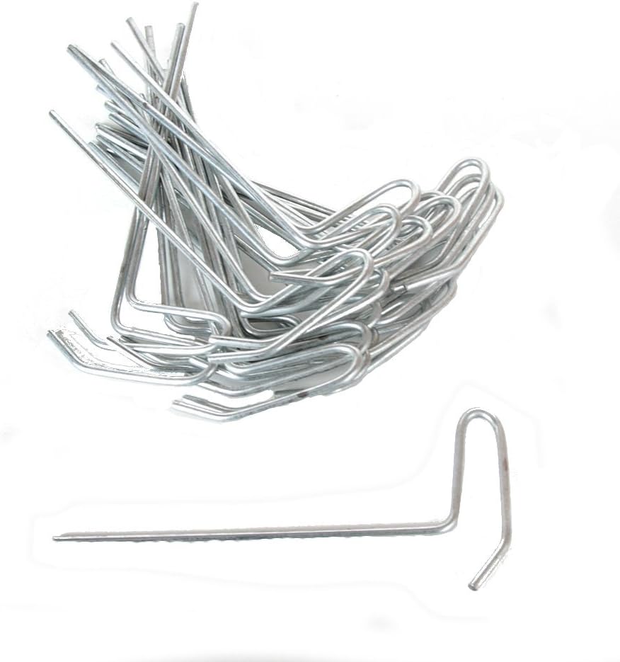 Orchid Nerd Galvanized Rhizome Clip for Clay Pot 6 inch 25 Pack