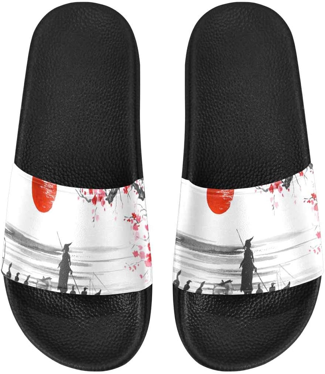 INTERESTPRINT Women's Comfortable Indoor Shower Slippers