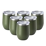 HASLE OUTFITTERS 12oz Wine Tumbler with Lid