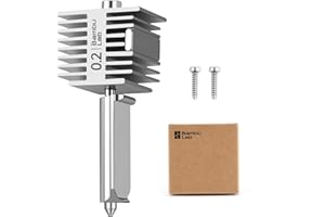 ENOMAKER Bamboo Lab A1 Mini,A1 Stainless Steel Hotend Kit with 0.2mm Nozzle, All Metal Extruder Hot End, Heating Block Replacement