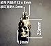 Brass Skull Keychain Pendant Key Ring Handmade Classical Christmas New Year Gift