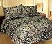 The Woods Premium Microfiber CAMO Sheet Set (Natural, Queen)